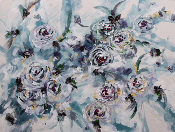 Poetic Blooms Art Yana Meech