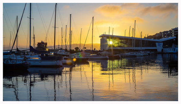 Sunrise on Oriental Parade Art Nathan Frost