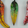 Gum Leaf Triptych Art Liz McAuliffe 